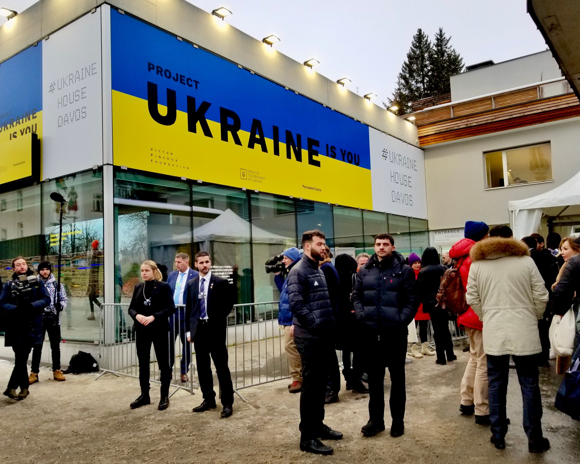 The Ukraine House at Davos 2023