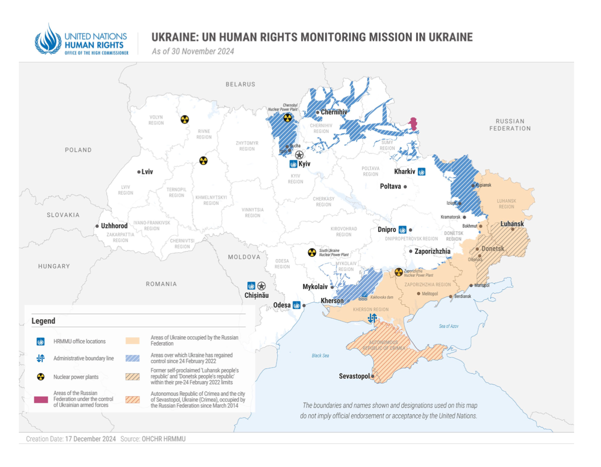 OHCHR report on the human rights outlook in Ukraine