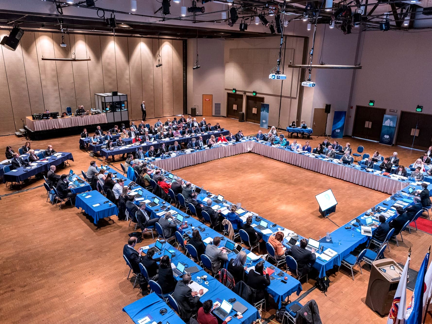 Arctic Council senior officials meet at Juneau, Alaska in March 2017. (AN/Arctic Council Secretariat/Linnea Nordström)