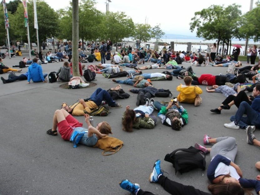 Climate protesters plan next steps in Lausanne (AN/Fridays for Future)