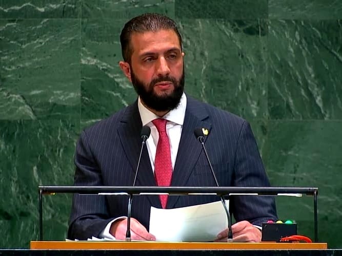 A Syrian leader spoke at the U.N. for the first time in almost six decades.
