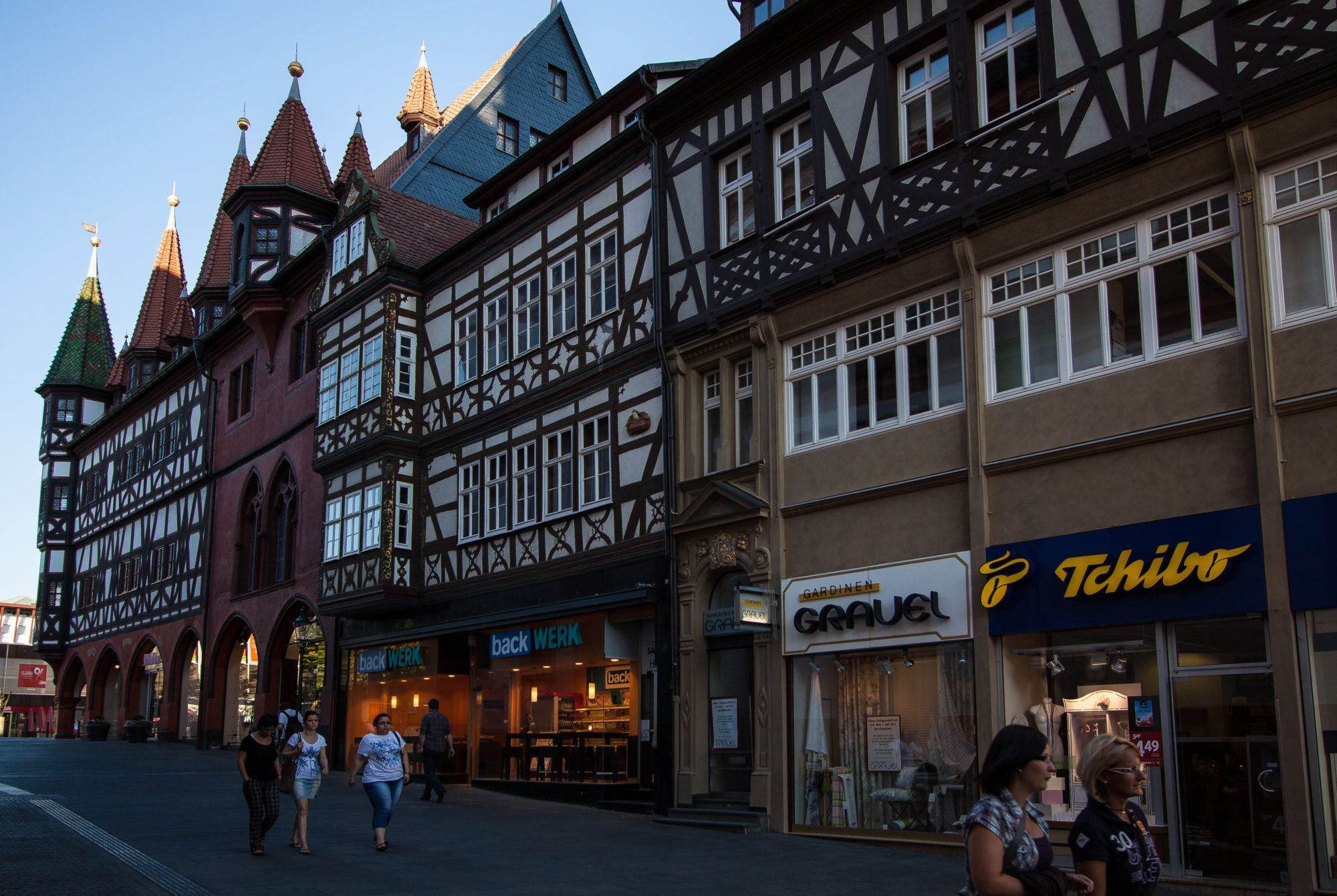 The "Baroque City" of Fulda along the Fulda River in central Germany