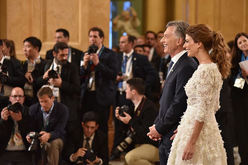 G-20 leaders and partners arrive at the Colón Theater