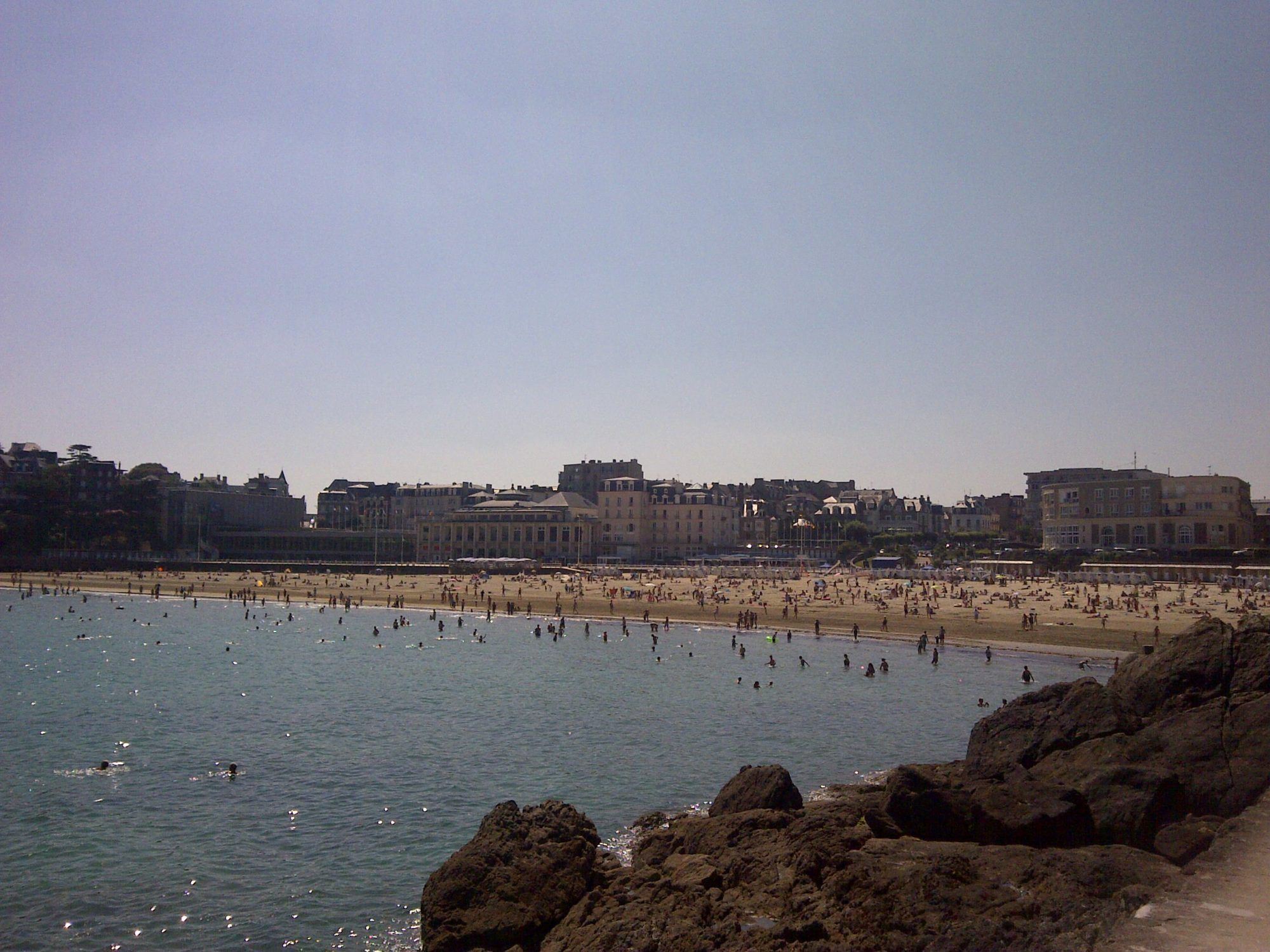 A beach at Dinard, France