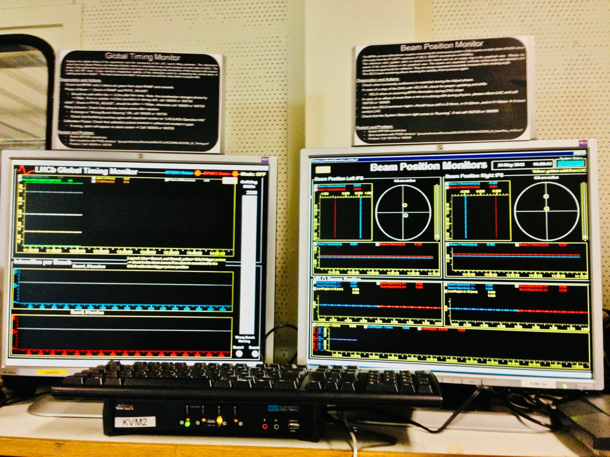 Inside the control room for CERN's Large Hadron Collider