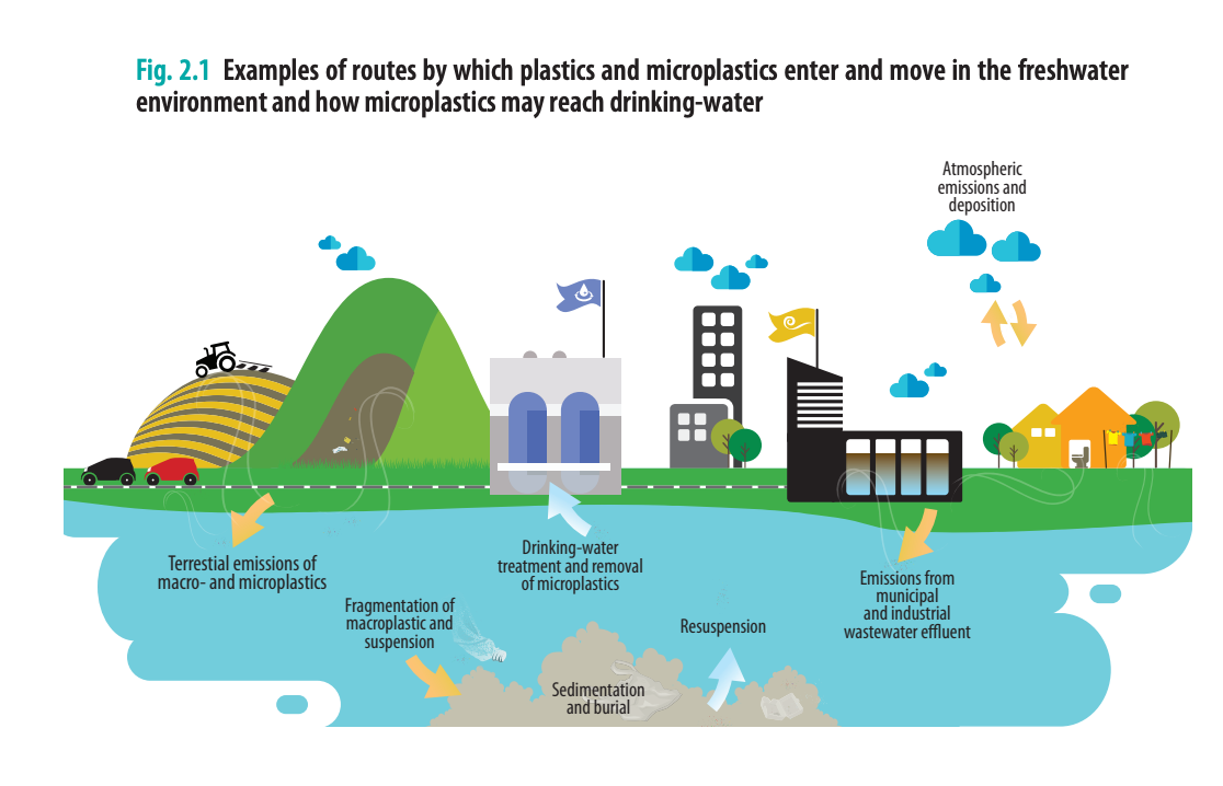 How microplastics can reach drinking water: WHO